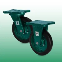 چرخ چدنی لاستیکی