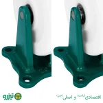 چرخ چدنی تفلون ثابت تیزرو ذوب