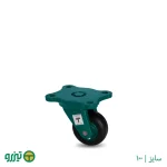 چرخ چدنی لاستیکی متحرک تیزرو ذوب
